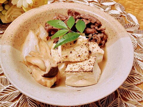 タンパク質たっぷり❣️〜肉豆腐〜